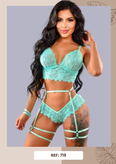 Lencería con Liguero Ref. 719