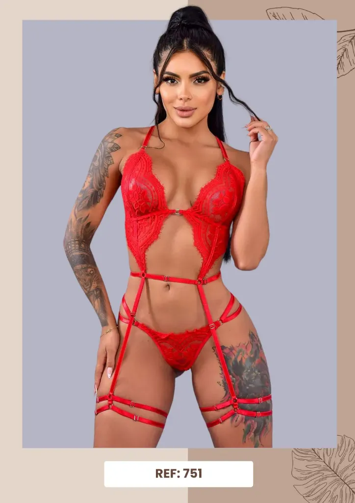 Lencería con Liguero Ref. 751