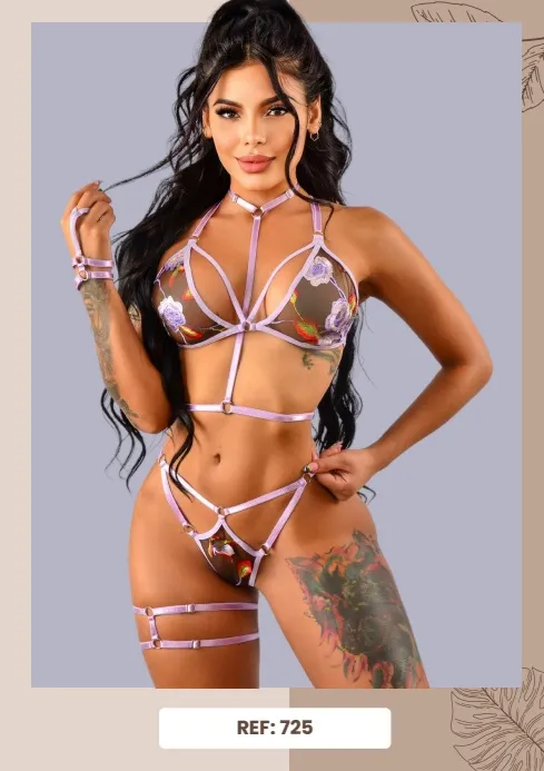 Lencería con Liguero Ref. 725