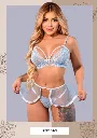 Lenceria Intima Azul Celeste Ref. 543