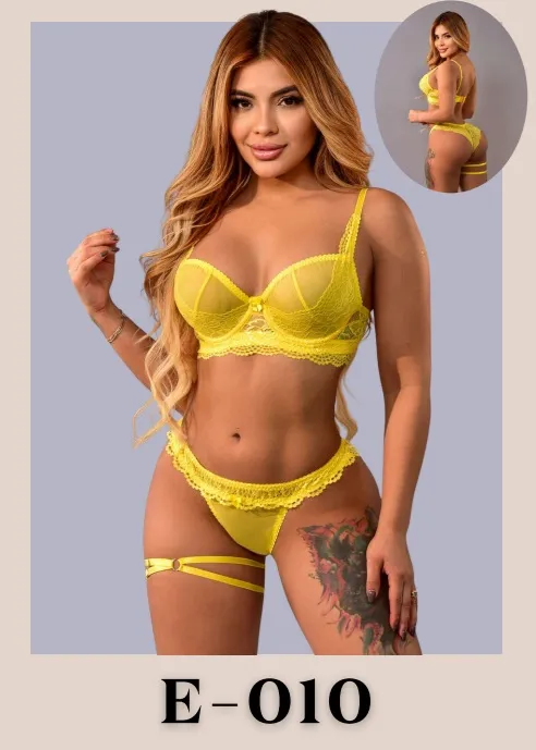 Lenceria Intima Amarilla Ref. E010