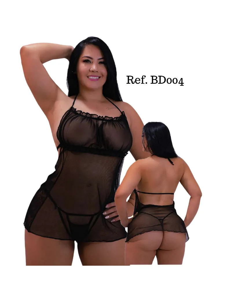 Babydoll con Trasparencia Ref. BD004 