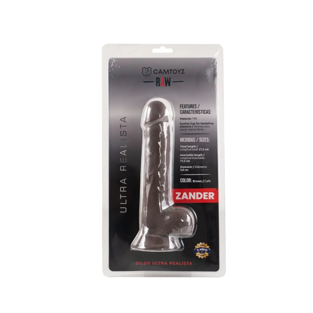 Dildo ultra realista Zander 21.5 cm Camtoyz
