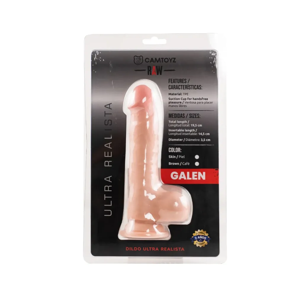 Dildo Ultra realista Galen 19.5 cm Camtoyz