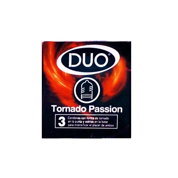 Preservativo Duo Tornado Passion *3und