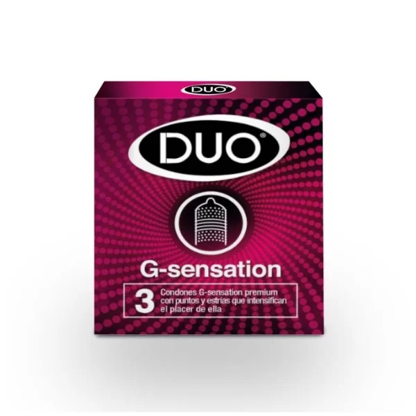Preservativo Duo G Sensation *3und