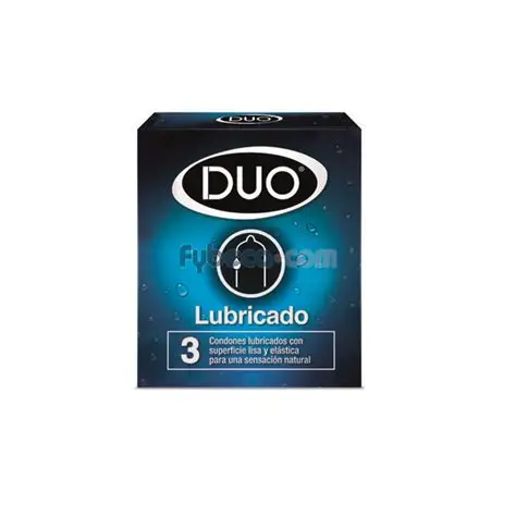 Preservativo Duo Lubricado * 3und